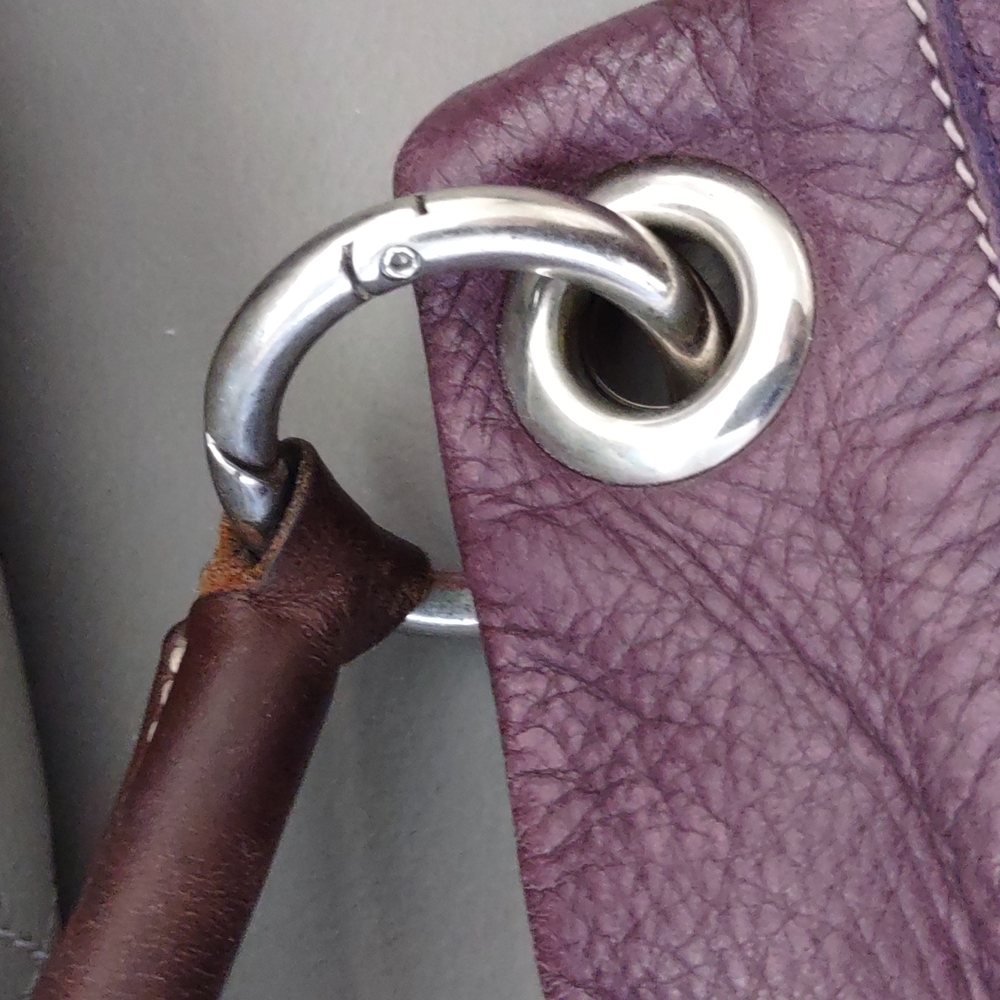 *FINAL PRICE* ROOTS Canada 'Olivia' Pebble Leather Hobo Bag - Picture 5 of 9